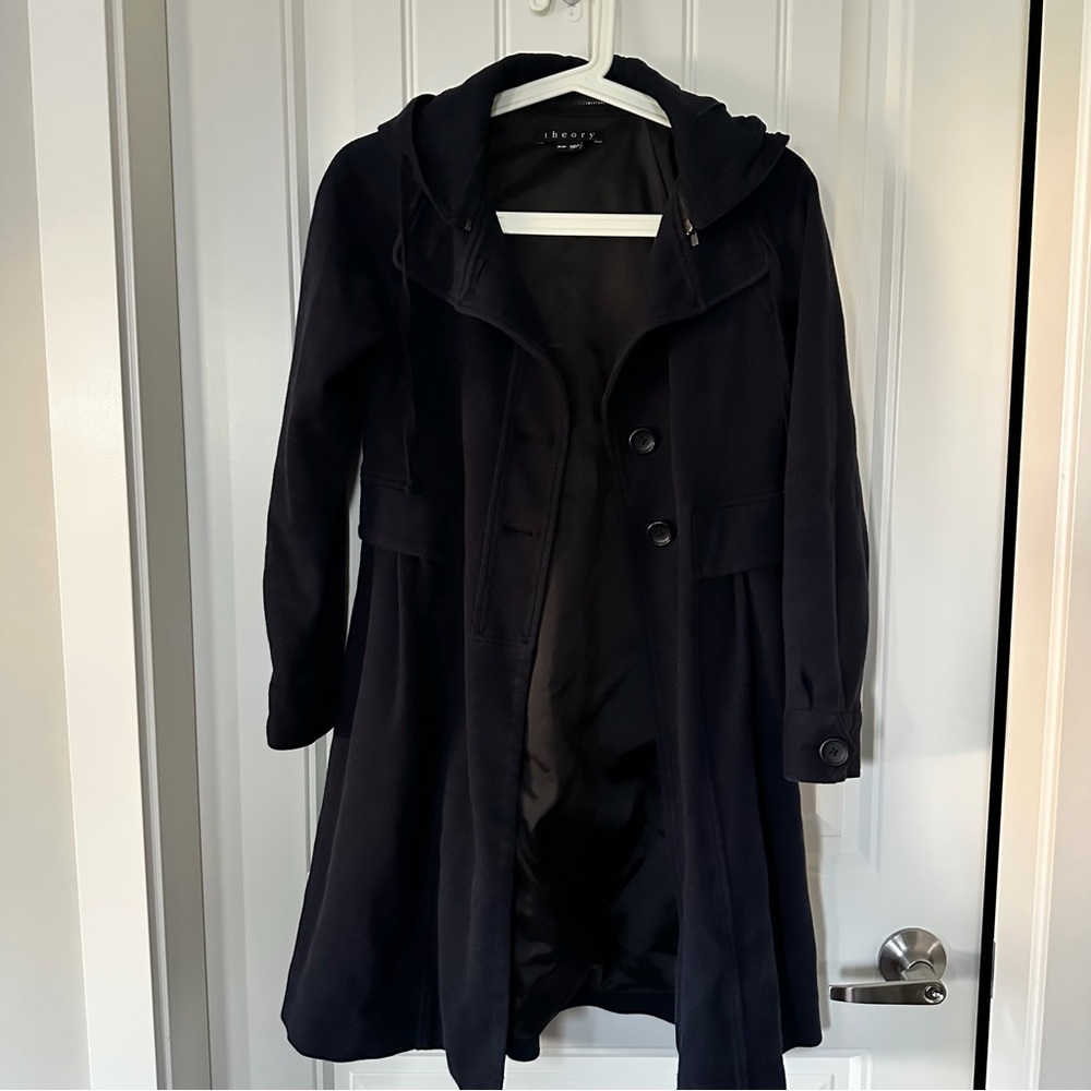 Theory jacket size small Taylor fit navy